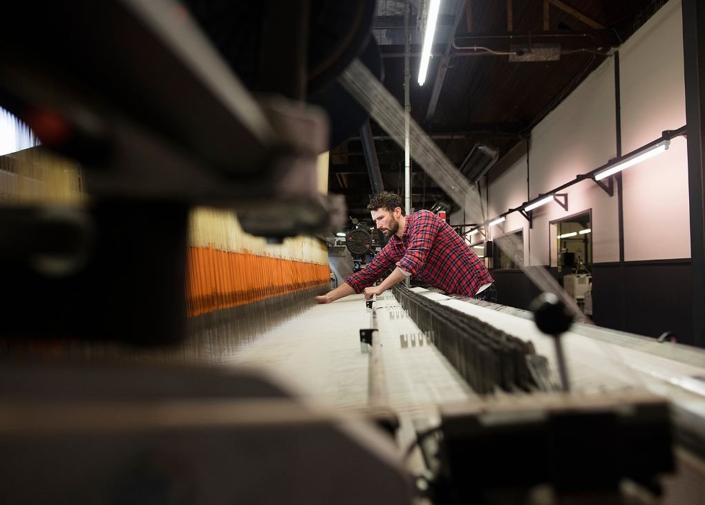 Here is the image of the Jacquard loom machine which is manufactured by the best power loom machine manufacturer in Surat paramount Looms.